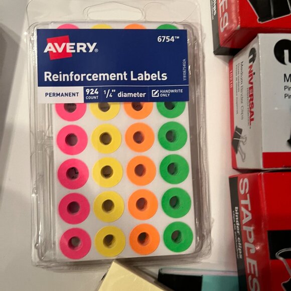 Office Supplies‎ (Mixed Lot - New!) Pens, Binder Clips, Notebook, More! - Picture 14 of 14